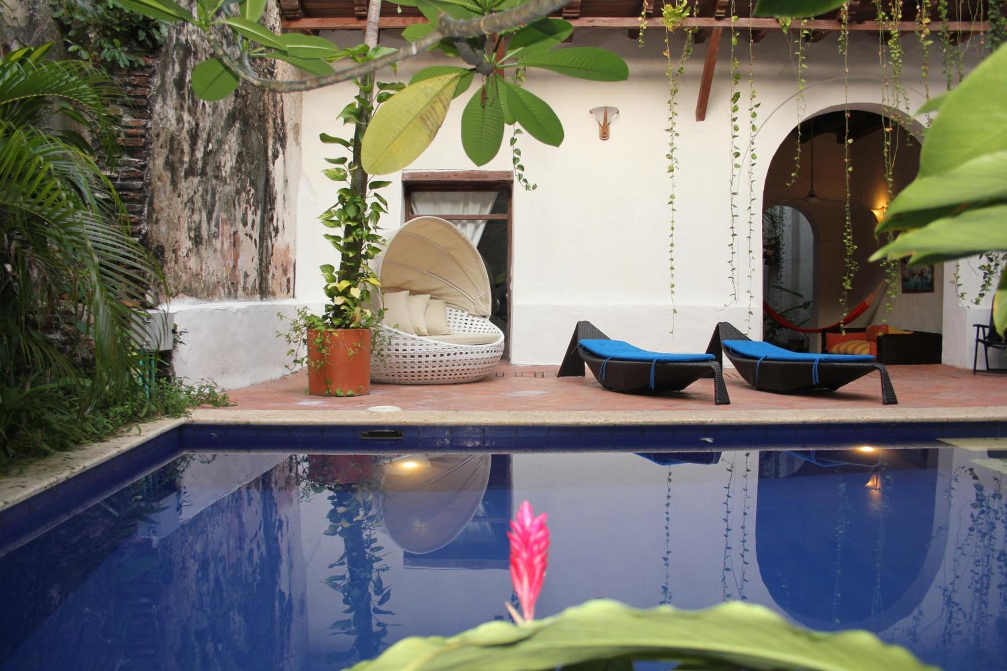 Casa Del Tejadillo Hotel Cartagena Bagian luar foto